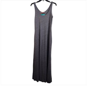 Nation Ltd Sleeveless Gray Maxi Dress With Pockets Size Small